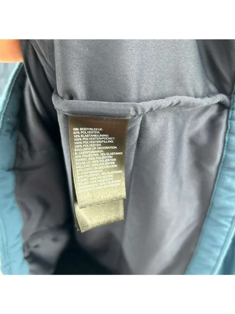 The North Face Mountain Sweatshirt 3.0 Anorak Jacket Men's Medium Blue Quilted